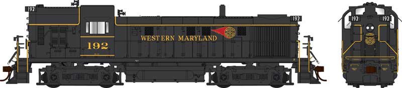 Bowser - Ho Alco RS-3 Hammerhead WM 194 W/sd