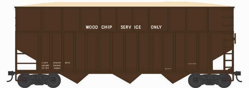 Bowser - Ho 70t RS Wood Chip Hopper Brown Data