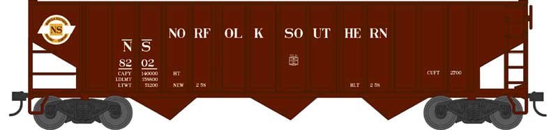 Bowser - Ho 70t 14 Panel Hopper NS 8209