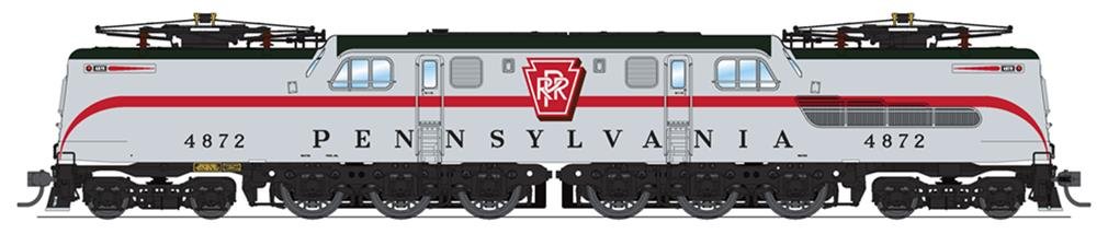Broadway Ltd - Ho PRR GG1 Electric 4880 Aluminum W/sd