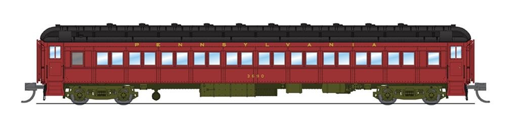 Broadway Ltd - N PRR P70 Coach NoAc 1939-41 2pk A