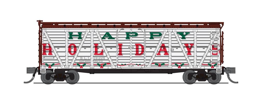 Broadway Ltd - N Stock Car W/Happy Holiday Sounds