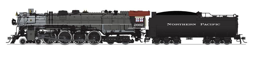 Broadway Ltd - HO NP A-3 4-8-4 post 1947 #2662 Hybrid