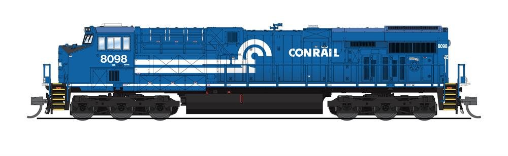 Broadway Ltd - N GE ES44AC NS 8098 W/sd