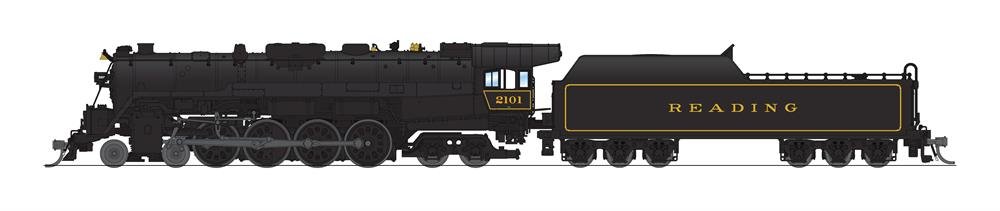 Broadway Ltd - N Reading T1 4-8-4 2115 W/sd