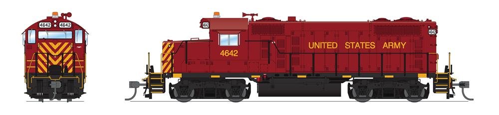 Broadway Ltd - Ho EMD GP20 USAX 4642 W/sd