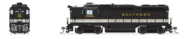 Broadway Ltd - Ho EMD GP30 South 2585 Tuxedo Scheme W/s