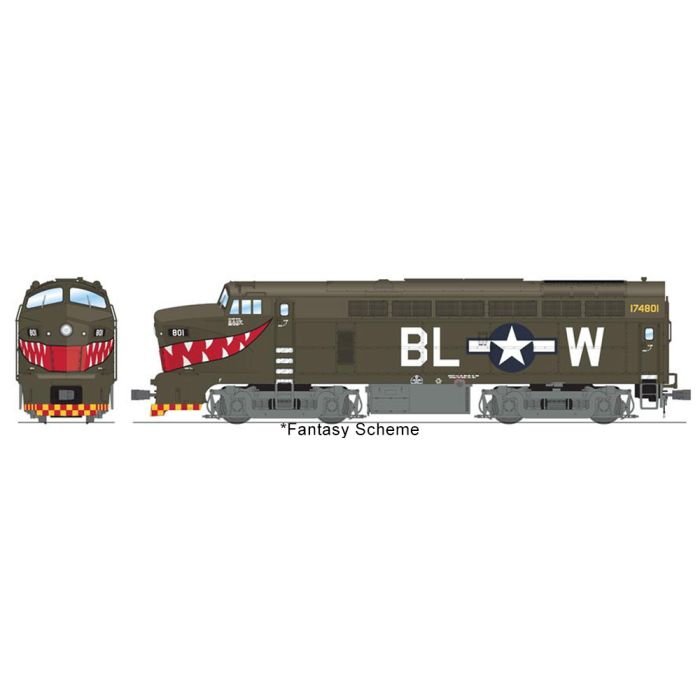 Broadway Ltd - HO BF-16 Sharknose A P4 USAF #801 Fantas