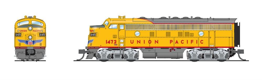 Broadway Ltd - N EMD F7A UP 1478 Para4 W/sd