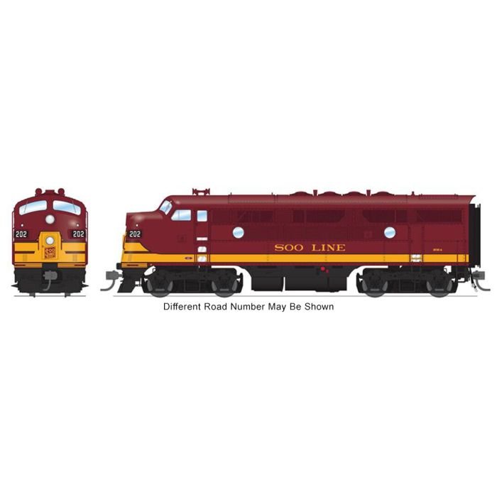 Broadway Ltd - HO EMD F3 A P4 SOO #202B