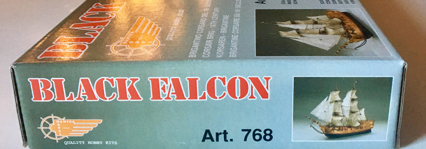 Mantua - 768 Black Falcon - Pirate Ship - Plank on Bulkhead Scale 1:100