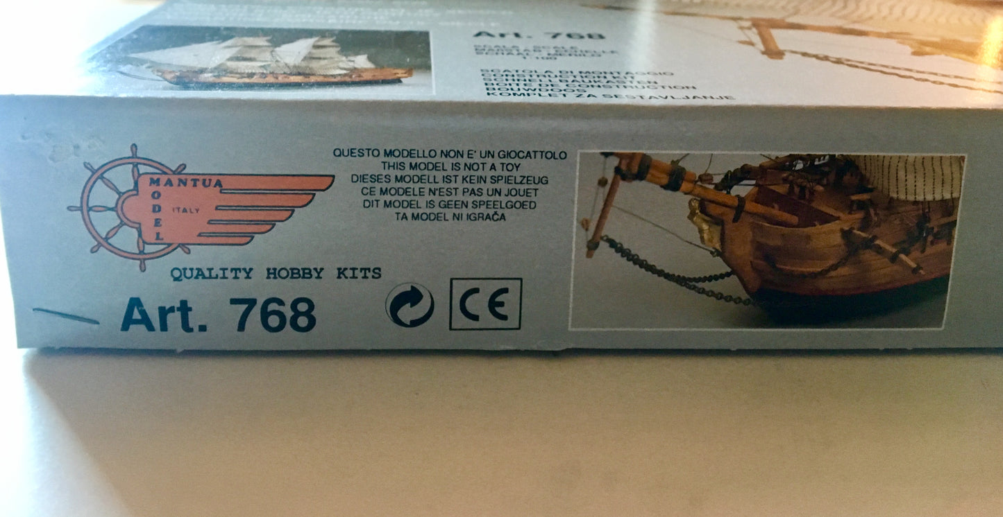Mantua - 768 Black Falcon - Pirate Ship - Plank on Bulkhead Scale 1:100