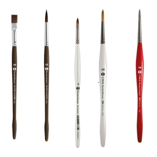 BORCIANI BONAZZI Passion for Art kit - set of 5 brushes for Acrylic painting