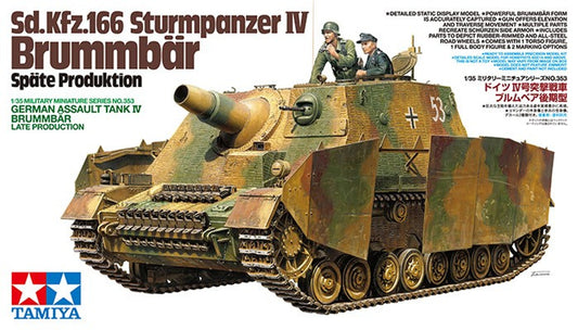 Tamiya - German Assault Tank IV Brummbar Late Production - Scale 1/35