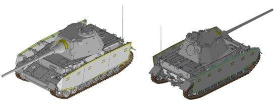 DML - Pz.Kpfw.Iv mit Panther Tur :35
