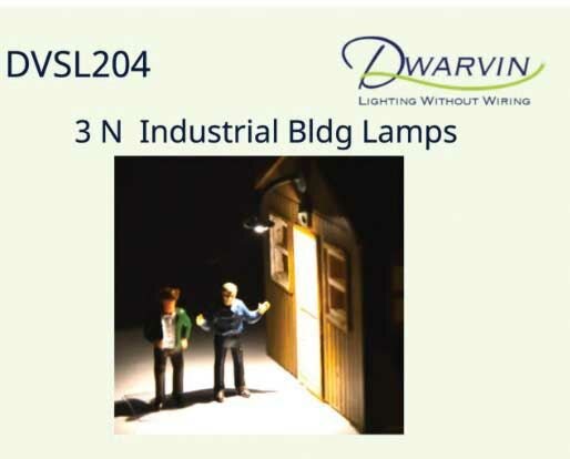 Dwarvin Lighting - DVSL204 N Fiber Lit Industrial Lamps 3pk