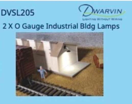Dwarvin Lighting - DVSL205 O Industrial Lamps 2pk