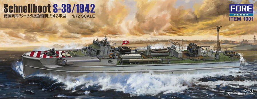 Fore Hobby - WWII German Schnellboot S-38 1942 1:72