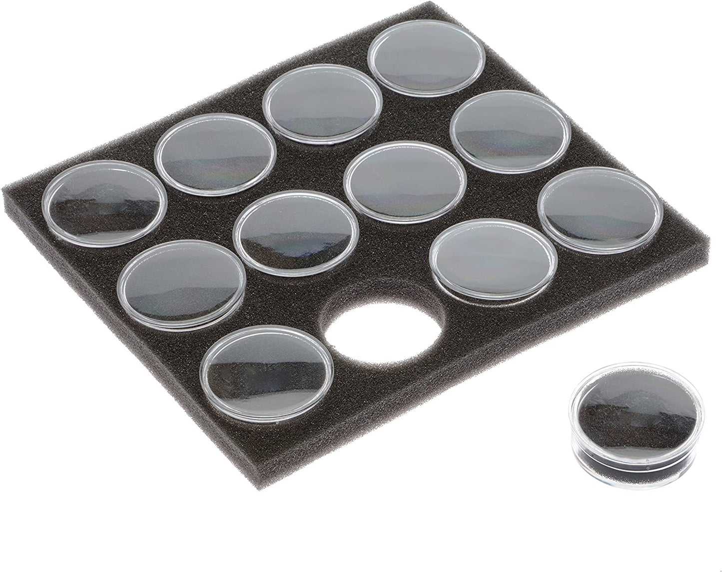 Round Gem Holder 1-3/4'' x 3/4'' 12 pcs