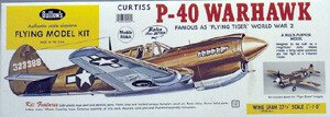 Guillows - P-40 Mwarhawk Lazercut