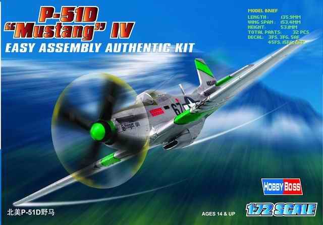 Hobby Boss - P-51D Mustang Iv 1:72