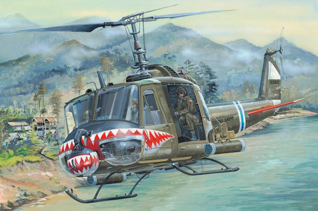 Hobby Boss - UH-1 Huey B 1:18