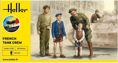 Heller - French tank crew starter set 1:35