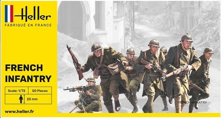 Heller - French WW2 infantry 1:72