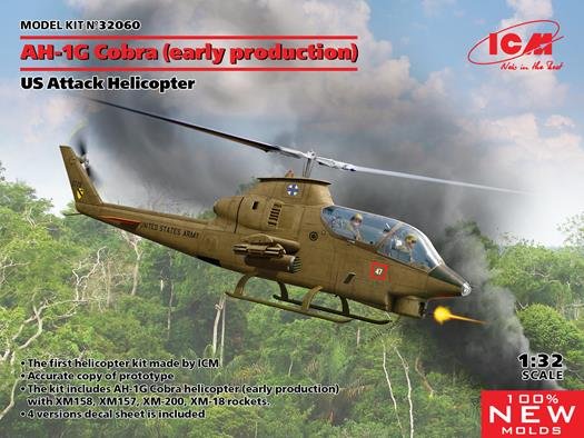 ICM - AH1G Cobra Attack Heli US Army 1:32