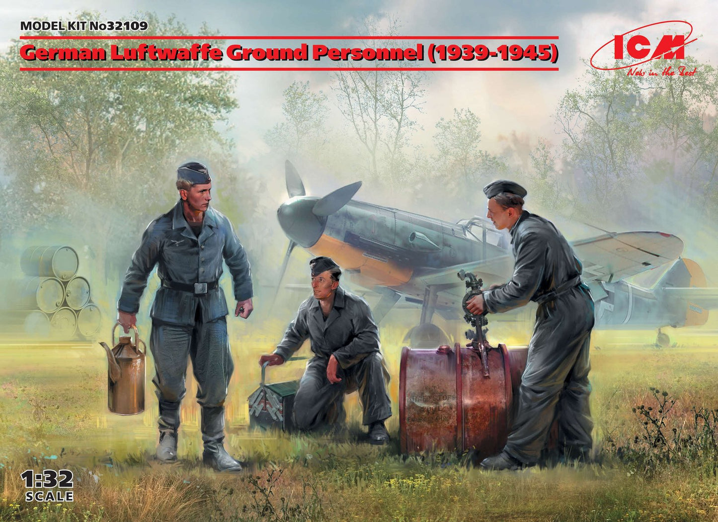 ICM - German Luftwaffe Ground Personel 1:32