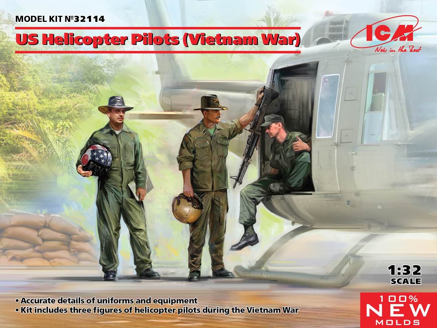 ICM - US Helicopter Pilots 1:32