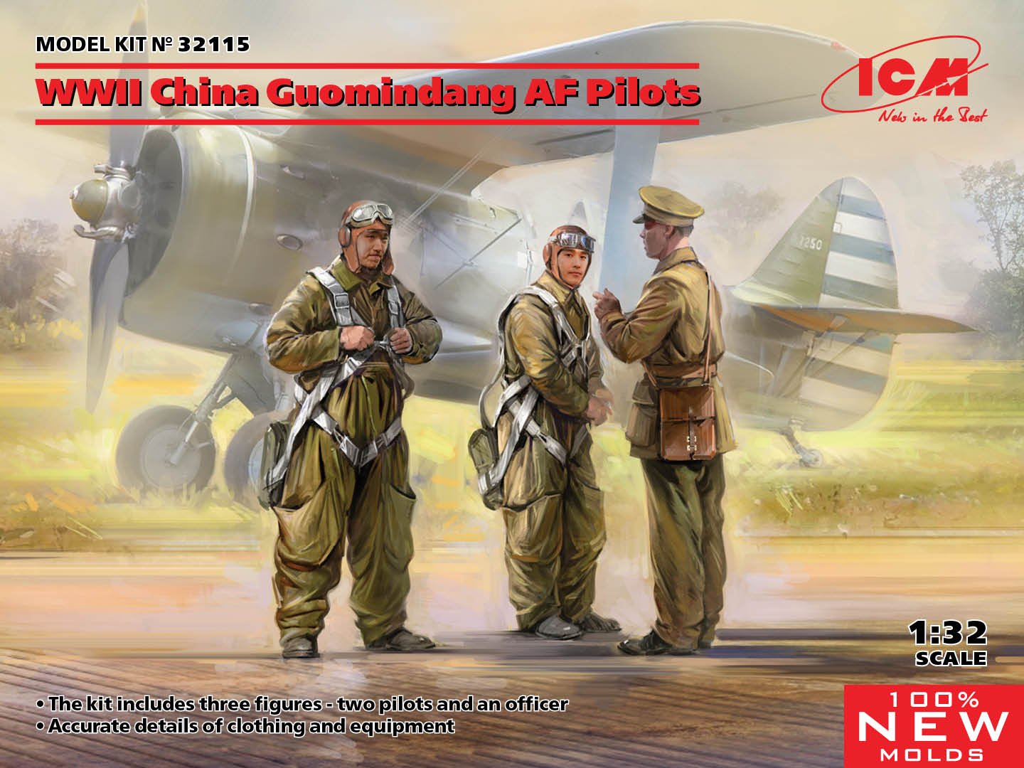 ICM - WWII China Guomindang AF Pilots 1:32