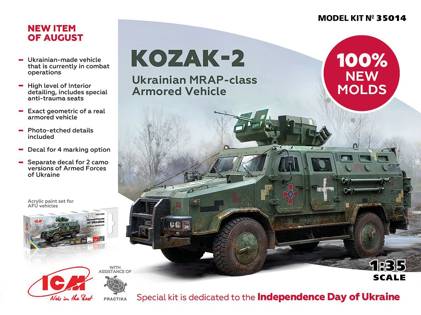 ICM - Kozak 2 Ukrainian MRAP 1:35