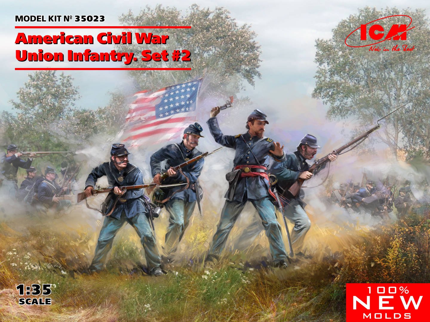 ICM - American Civil War Union Infantry#2 1:35