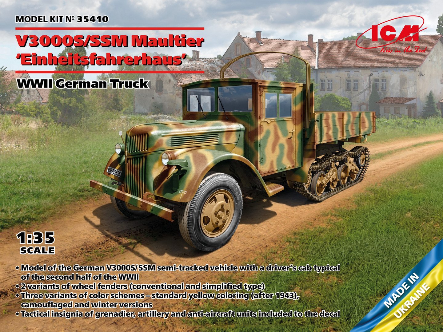 ICM - V3000s/ssm Maultier WWII Ger. Truck 1:35