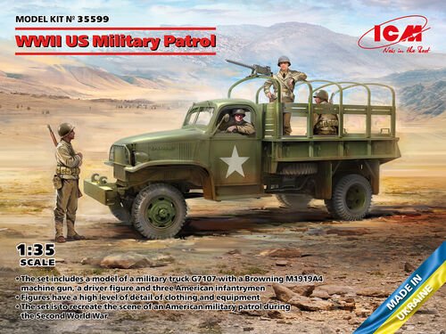 ICM - WWII US Military Patrol G7107 1:35