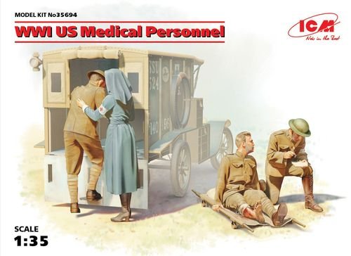 ICM - WW1 US Medical Personel(4 fig) 1:35