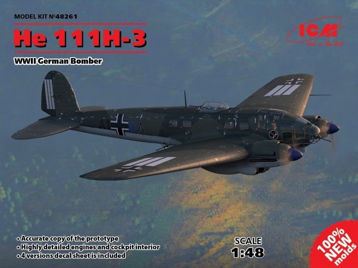 ICM - German HE111H3 Bomber 1:48