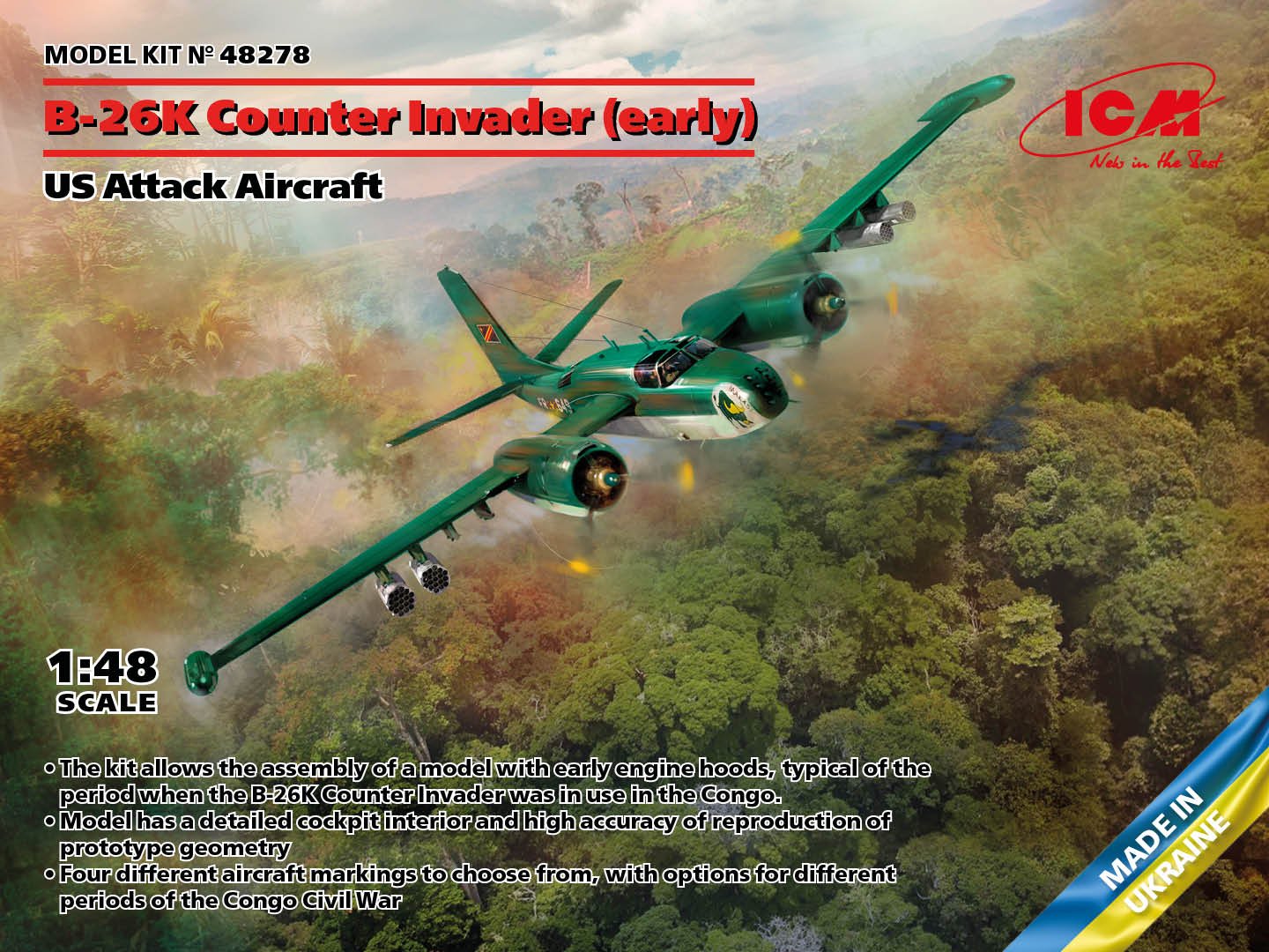 ICM - US B26K Counter Invader Early 1:48