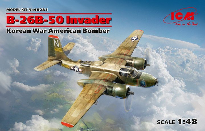 ICM - USAF B26B50 Invader Korean War Bmbr 1:48