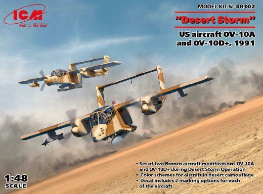 ICM - US OV10A & OV10D+ 1991 Desert Storm 1:48