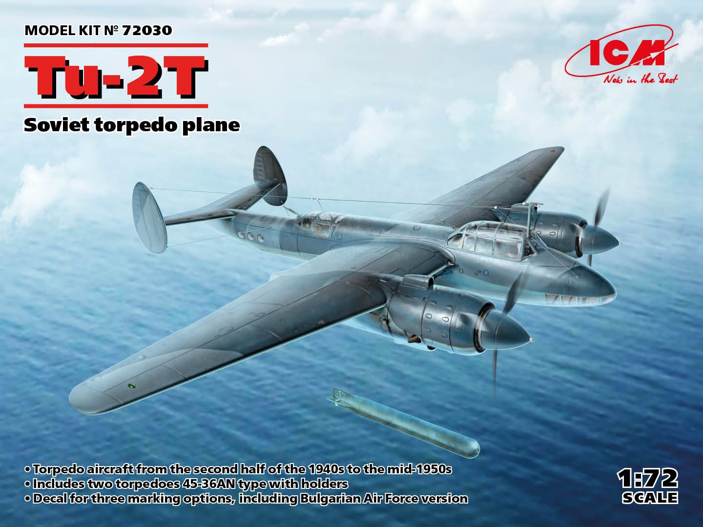 ICM - Soviet Tu2T Torpedo Aircraft 1:72