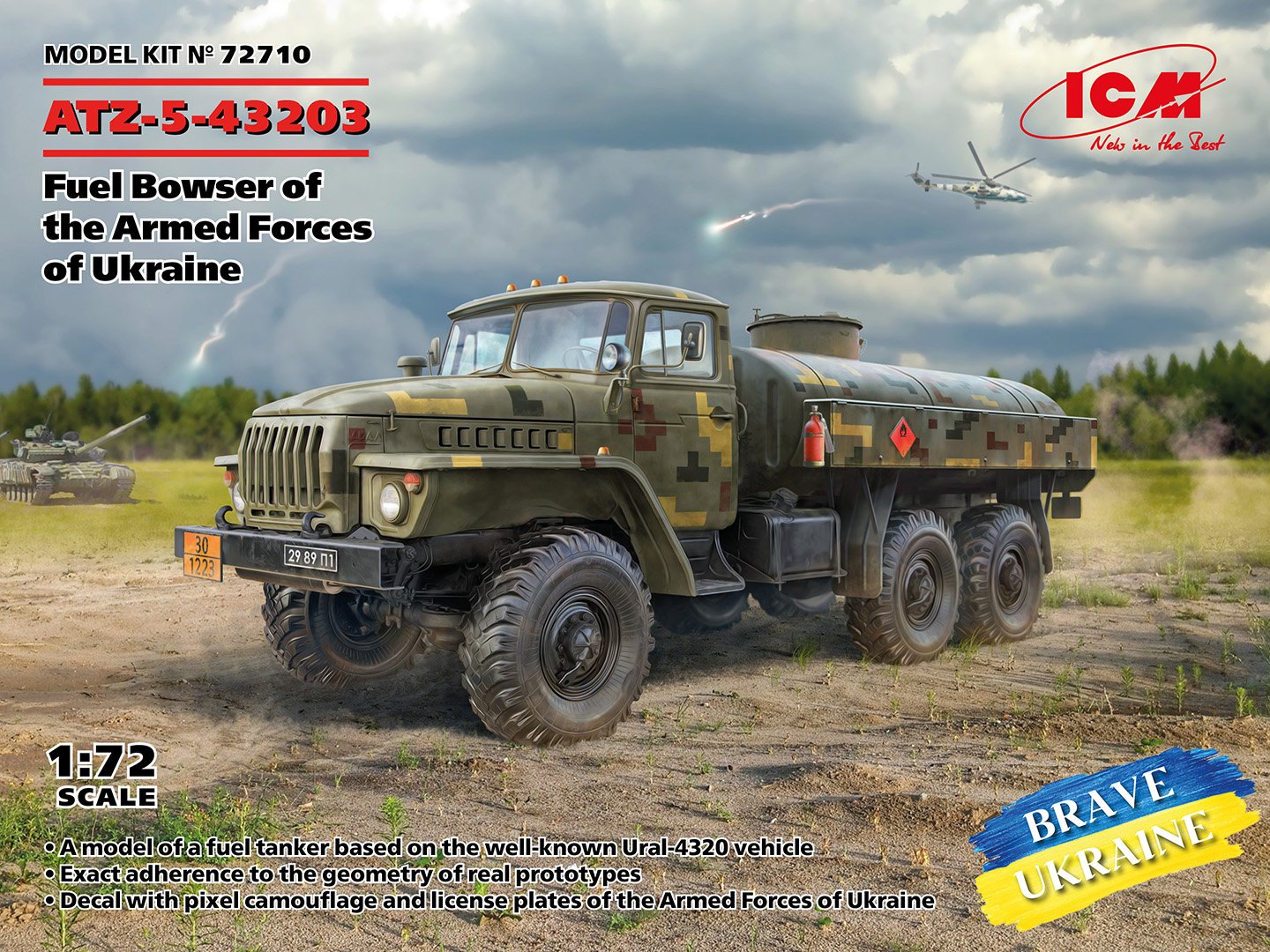 ICM - ATZ-5-43203 Fuel Truck Ukraine 1:72