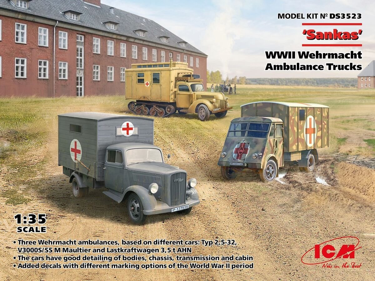 ICM - Sankas WW2 Wehrmacht Ambulance Trucks:48