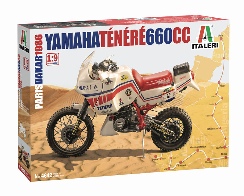 Italeri - YAMAHA TENERE 660cc PARIS-DAKAR VERSION 1/9 Scale
