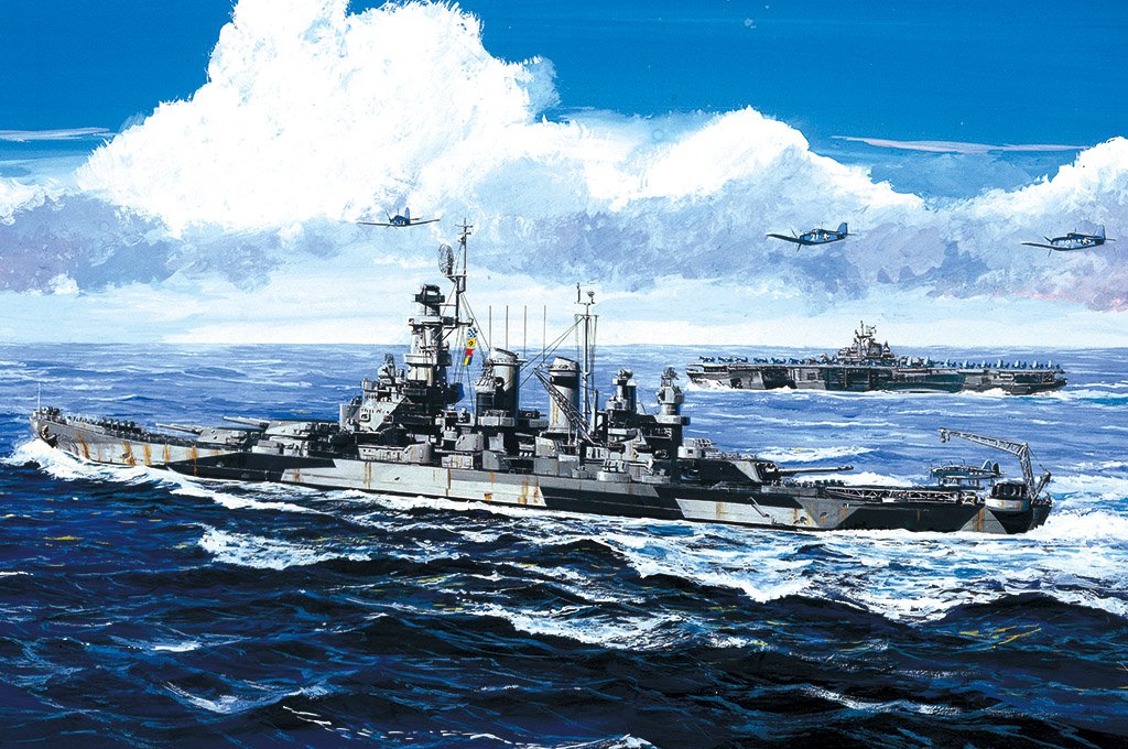 I Love Kit - North Carolina BB-55 Top Grade 1:700