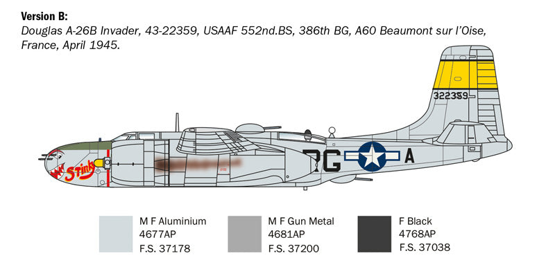 Italeri - A-26B Invader 1:72 Scale