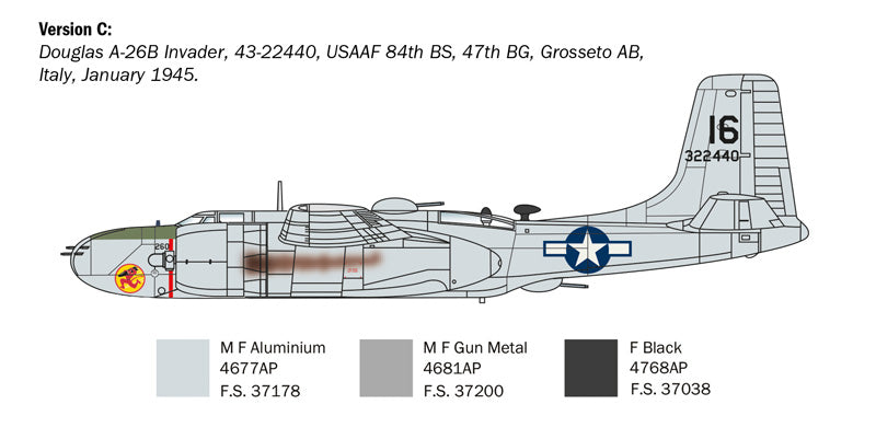 Italeri - A-26B Invader 1:72 Scale