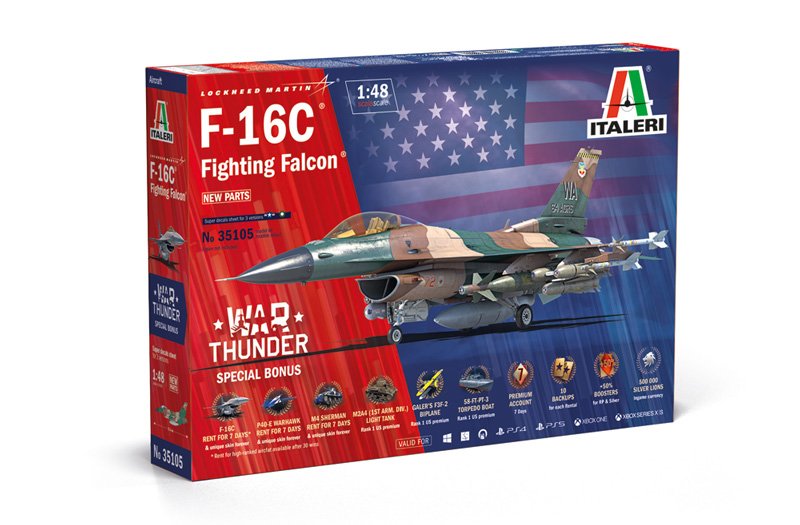 Italeri - War Thunder Series F-16C Falcon 1:48