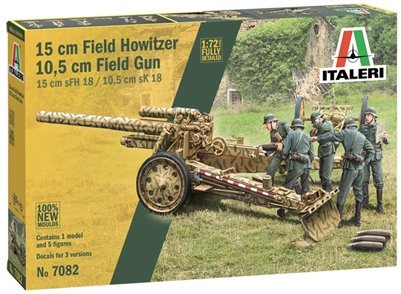 Italeri - 15cm Field Howitzer / 10.5cm Field Gun72
